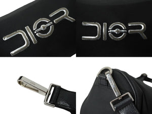 DIOR HOMME ディオール オム ショルダーバッグ SORAYAMA 空山基 ローラー ブラック レザー ナイロン 良品 中古 61957