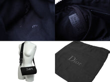 Load image into Gallery viewer, DIOR HOMME ディオール オム ショルダーバッグ SORAYAMA 空山基 ローラー ブラック レザー ナイロン 良品 中古 61957