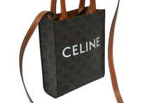 Load image into Gallery viewer, 新品同様 CELINE セリーヌ ショルダーバッグ ミニ バーティカル トリオンフ キャンバス 194372BZK.04LU ロゴプリント 中古 61959