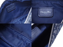 Load image into Gallery viewer, Christian Dior クリスチャンディオール ワンショルダー ハンドバッグ トロッター シルバー金具 ネイビー 美品 中古 61961
