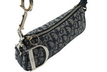 Load image into Gallery viewer, Christian Dior クリスチャンディオール ワンショルダー ハンドバッグ トロッター シルバー金具 ネイビー 美品 中古 61961