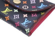 Load image into Gallery viewer, 極美品 LOUIS VUITTON ルイヴィトン カードケース アンヴェロップカルトドゥヴィジット M66561 PVC モノグラム ノワール 中古 61964
