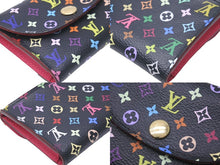 Load image into Gallery viewer, 極美品 LOUIS VUITTON ルイヴィトン カードケース アンヴェロップカルトドゥヴィジット M66561 PVC モノグラム ノワール 中古 61964