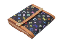 Load image into Gallery viewer, LOUIS VUITTON ルイヴィトン ポルト・モネ・ビエ・カルトクレディ 二つ折り財布 モノグラム マルチカラー M92984 美品 中古 61970