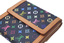 Load image into Gallery viewer, LOUIS VUITTON ルイヴィトン ポルト・モネ・ビエ・カルトクレディ 二つ折り財布 モノグラム マルチカラー M92984 美品 中古 61970