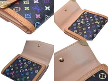 Load image into Gallery viewer, LOUIS VUITTON ルイヴィトン ポルト・モネ・ビエ・カルトクレディ 二つ折り財布 モノグラム マルチカラー M92984 美品 中古 61970
