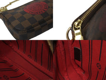 Load image into Gallery viewer, LOUIS VUITTON ルイヴィトン アクセサリーポーチ ミニポシェットアクセソワール T&amp;B ダミエ エベヌ N58011 美品 中古 61971