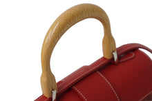 画像をギャラリービューアに読み込む, 極美品 GOYARD ゴヤール サイゴン ミニ ソフトバッグ 2WAY ハンドバッグ ヘリンボーン ショルダーストラップ付き レッド 中古 61974