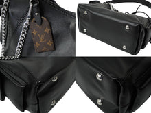 Load image into Gallery viewer, 新品未使用 LOUIS VUITTON ルイヴィトン キャリーオール カーゴ PM H27 ショルダーバッグ M24861 ラムスキン シルバー金具 中古 61981