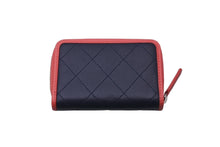 Load image into Gallery viewer, 極美品 CHANEL シャネル ココマーク コインケース カードケース ピンク ネイビー 27番台 レザー シルバー金具 中古 61986