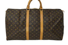 Load image into Gallery viewer, LOUIS VUITTON ルイヴィトン キーポル 55 ボストンバッグ モノグラムキャンバス M41424 ブラウン 美品 中古 61987