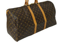 Load image into Gallery viewer, LOUIS VUITTON ルイヴィトン キーポル 55 ボストンバッグ モノグラムキャンバス M41424 ブラウン 美品 中古 61987