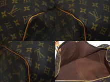 Load image into Gallery viewer, LOUIS VUITTON ルイヴィトン キーポル 55 ボストンバッグ モノグラムキャンバス M41424 ブラウン 美品 中古 61987