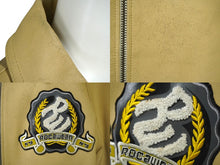 画像をギャラリービューアに読み込む, ROCAWEAR ロカウェア ライダースジャケット スタジャン ベージュ レザー サイズXXL 美品 中古 61988
