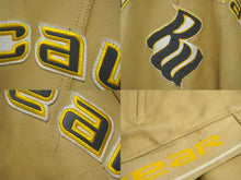 画像をギャラリービューアに読み込む, ROCAWEAR ロカウェア ライダースジャケット スタジャン ベージュ レザー サイズXXL 美品 中古 61988