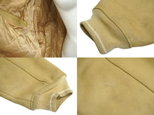 画像をギャラリービューアに読み込む, ROCAWEAR ロカウェア ライダースジャケット スタジャン ベージュ レザー サイズXXL 美品 中古 61988