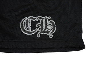 新品未使用 CHROME HEARTS クロムハーツ Matty Boy TEAM メッシュ ウォームアップ ジャージー ハーフパンツ ブラック M 中古 61998
