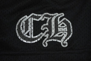 新品未使用 CHROME HEARTS クロムハーツ Matty Boy TEAM メッシュ ウォームアップ ジャージー ハーフパンツ ブラック M 中古 61998