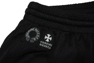 新品未使用 CHROME HEARTS クロムハーツ Matty Boy TEAM メッシュ ウォームアップ ジャージー ハーフパンツ ブラック M 中古 61998