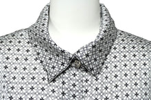 Load image into Gallery viewer, 新品未使用 CHROME HEARTS クロムハーツ 長袖シャツ サイズS シルバー925 シルク ホワイト ブラック 中古 62001