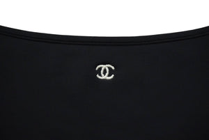 CHANEL シャネル スイムウェア 水着 ココマーク サイズ40 ナイロン スパンデックス ロゴ 刺繍 P08946V03909 美品 中古 62003