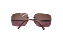 Load image into Gallery viewer, CHANEL シャネル サングラス ココマーク 4017 C.124/77 クラデーション ブラウン ピンク 美品 中古 62008