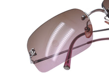 Load image into Gallery viewer, CHANEL シャネル サングラス ココマーク 4017 C.124/77 クラデーション ブラウン ピンク 美品 中古 62008