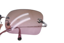 Load image into Gallery viewer, CHANEL シャネル サングラス ココマーク 4017 C.124/77 クラデーション ブラウン ピンク 美品 中古 62008