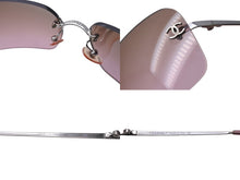 Load image into Gallery viewer, CHANEL シャネル サングラス ココマーク 4017 C.124/77 クラデーション ブラウン ピンク 美品 中古 62008
