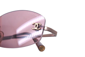CHANEL シャネル サングラス 54▫︎19 130 4002 C.116/75 ブラウン ココマーク メガネ プラスチック 美品 中古 62013
