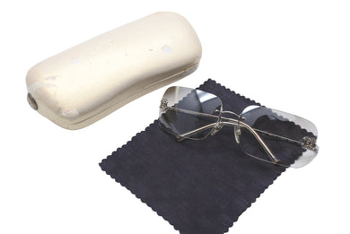 CHANEL シャネル サンガラス シルバー ココマーク ラインストーン 4017-D c.159/6l 62▫︎17 120 美品 中古 62016