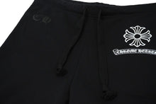 Load image into Gallery viewer, CHROME HEARTS クロムハーツ クロススェットパンツ ユニセックスモデル サイズL ブッラク 中古 62018 正規品
