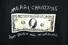 Load image into Gallery viewer, Supreme シュプリーム スペンドイットＴシャツ 半袖 2021年AW $10 メリークリスマス コットン ブラック L 美品 中古 62021