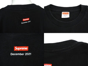 Supreme シュプリーム スペンドイットＴシャツ 半袖 2021年AW $10 メリークリスマス コットン ブラック L 美品 中古 62021