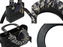 Load image into Gallery viewer, Christian Dior クリスチャンディオール レディ ディオール My ABCDior バッグ スモール ハンドバッグ ラムスキン 美品 中古 62022