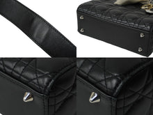Load image into Gallery viewer, Christian Dior クリスチャンディオール レディ ディオール My ABCDior バッグ スモール ハンドバッグ ラムスキン 美品 中古 62022