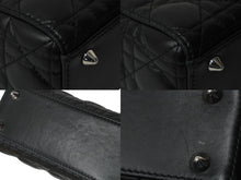 Load image into Gallery viewer, Christian Dior クリスチャンディオール レディ ディオール My ABCDior バッグ スモール ハンドバッグ ラムスキン 美品 中古 62022