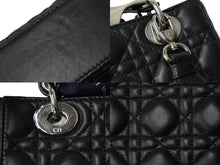 Load image into Gallery viewer, Christian Dior クリスチャンディオール レディ ディオール My ABCDior バッグ スモール ハンドバッグ ラムスキン 美品 中古 62022