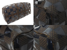 Load image into Gallery viewer, 極美品 LOUIS VUITTON ルイヴィトン キーポル バンドリエール50 ボストンバッグ モノグラムチェス 22AW M20864 ブラウン 中古 62025