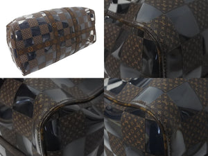 極美品 LOUIS VUITTON ルイヴィトン キーポル バンドリエール50 ボストンバッグ モノグラムチェス 22AW M20864 ブラウン 中古 62025