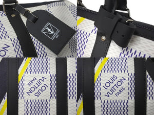 極美品 LOUIS VUITTON ルイヴィトン キーポル バンドリエール45 2017アメリカズカップ N44018 ダミエコーストライン 中古 62028
