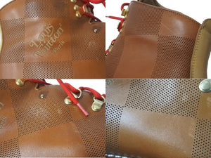 LOUIS VUITTON ルイ ヴィトン × NIGO ニゴー アンクルブーツ アルピニスト ライン 9 ダミエジャイアント 1A81DE 美品 中古 62032