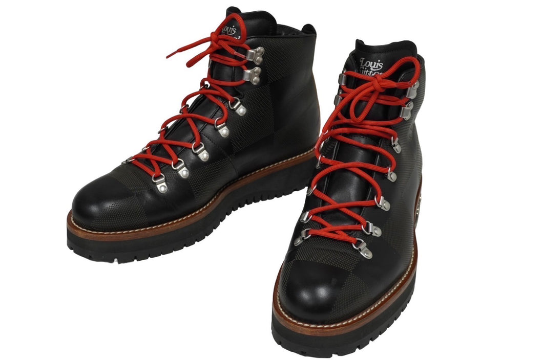 LOUIS VUITTON ルイヴィトン NIGO アルピニストライン アンクルブーツ 20AW サイズ9 ダミエジャイアント 1A81DE 美品 中古 62033