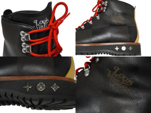LOUIS VUITTON ルイヴィトン NIGO アルピニストライン アンクルブーツ 20AW サイズ9 ダミエジャイアント 1A81DE 美品 中古 62033