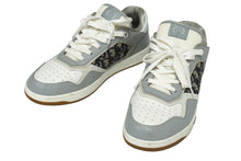 画像をギャラリービューアに読み込む, [USED/中古]Christian Dior クリスチャンディオール スニーカー B27 ロートップスニーカー ホワイト グレー スムースレザー カーフスキン 3SN272ZIR_H165 Bランク 中古 62037