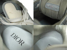 画像をギャラリービューアに読み込む, [USED/中古]Christian Dior クリスチャンディオール スニーカー B27 ロートップスニーカー ホワイト グレー スムースレザー カーフスキン 3SN272ZIR_H165 Bランク 中古 62037