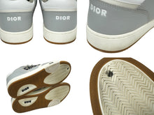 画像をギャラリービューアに読み込む, [USED/中古]Christian Dior クリスチャンディオール スニーカー B27 ロートップスニーカー ホワイト グレー スムースレザー カーフスキン 3SN272ZIR_H165 Bランク 中古 62037