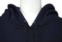 Load image into Gallery viewer, HERMES エルメス パーカー フーディー 22SS サイズXXL ホースレザーパッチ プルオーバー ネイビー コットン 美品 中古 62045