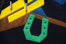 Load image into Gallery viewer, HERMES エルメス パーカー フーディー 22SS サイズXXL ホースレザーパッチ プルオーバー ネイビー コットン 美品 中古 62045