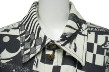 Load image into Gallery viewer, LOUIS VUITTON ルイヴィトン ショートスリーブデニムシャツ RM231 X48 HOS73W コットン ホワイト ゴールド金具 良品 中古 62049